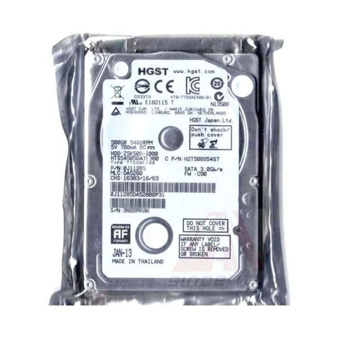 هارد دیسک اینترنال لپ‌تاپ HGST ظرفیت 1 ترابایت