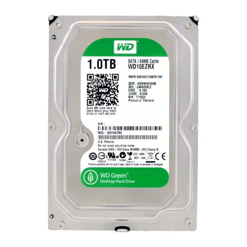 هارد دیسک اینترنال وسترن دیجیتال سبز مدل WD10EZRX ظرفیت 1 ترابایت