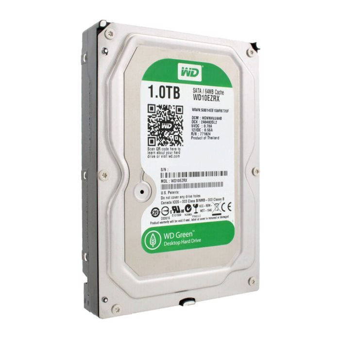 هارد دیسک اینترنال وسترن دیجیتال سبز مدل WD10EZRX ظرفیت 1 ترابایت