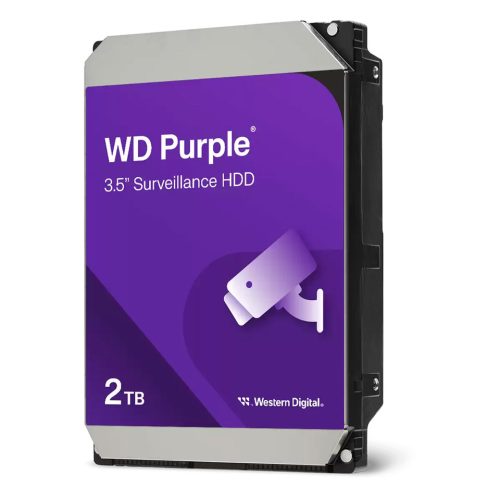 هارد دیسک اینترنال وسترن دیجیتال بنفش مدل WD22PURZ ظرفیت 2 ترابایت